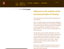 Tablet Screenshot of ecuorderofcharity.org